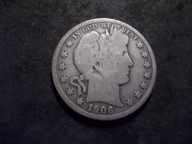 1906 D Barber Half Dollar