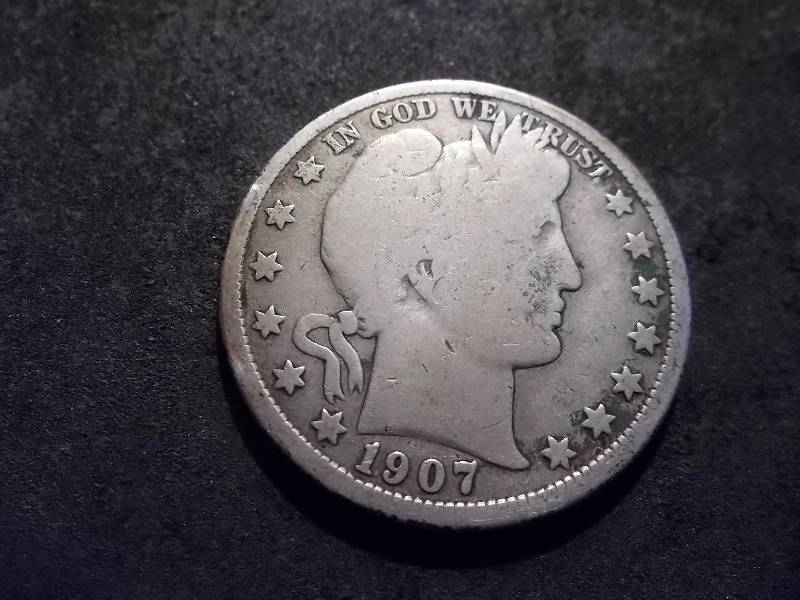 1907 Barber Half Dollar