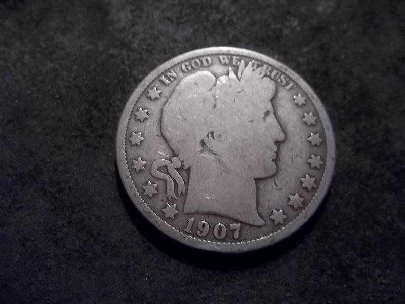 1907 O Barber Half Dollar