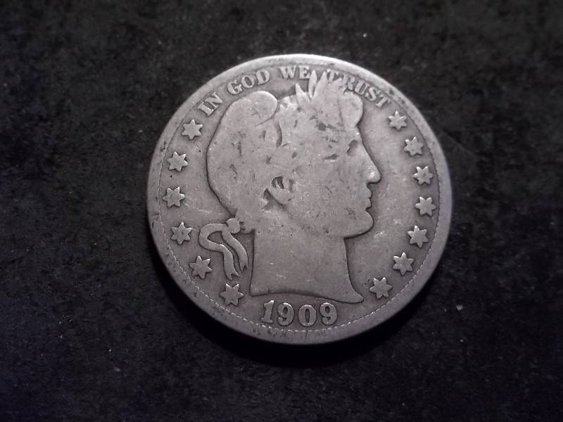 1909  Barber Half Dollar