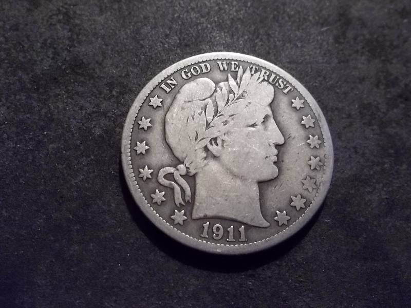 1911  Barber Half Dollar