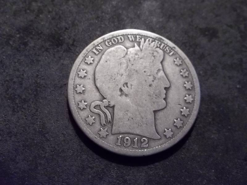 1912  Barber Half Dollar