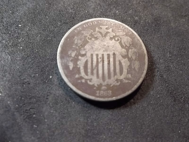 1868 Shield Nickel