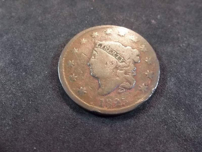 1825 Coronet Large Cent