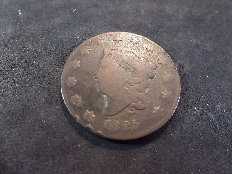 1825 Coronet Large Cent
