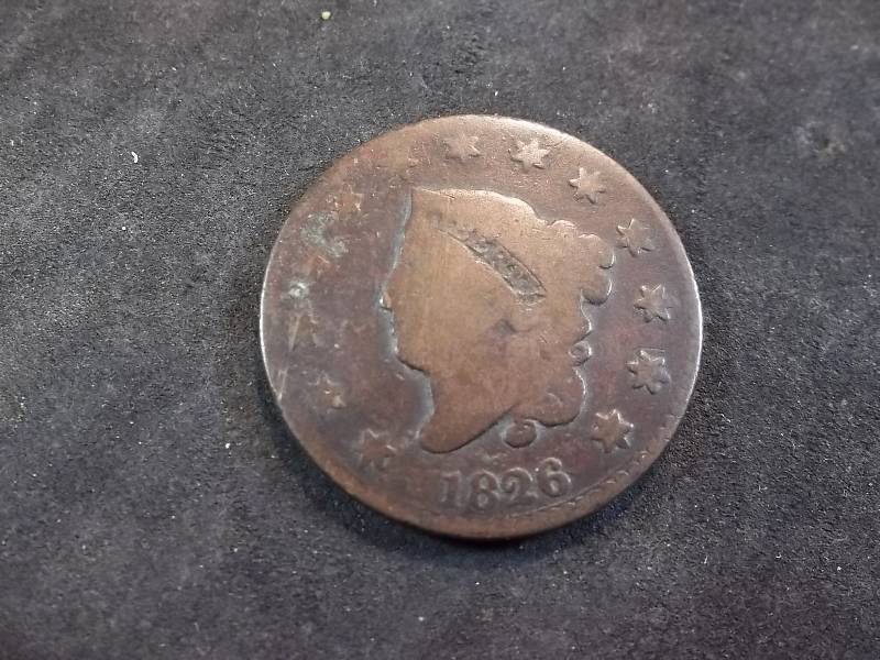 1826 Coronet Large Cent