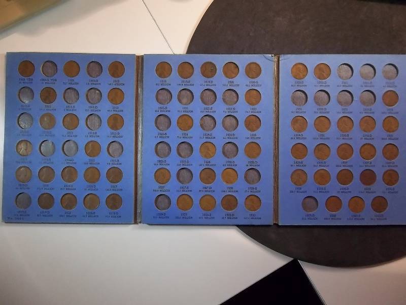Lincoln Head Cent Collection Partial