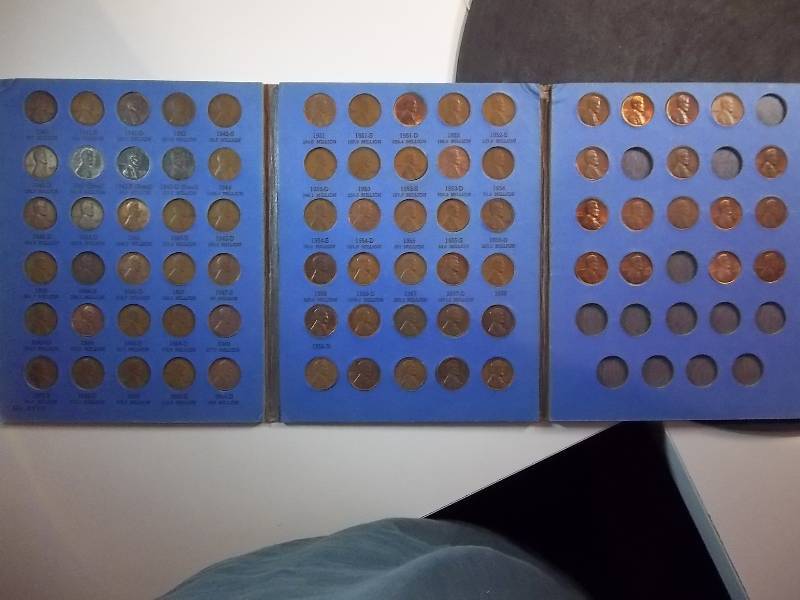 Lincoln Head Cent Collection Complete Set From 1941-1965
