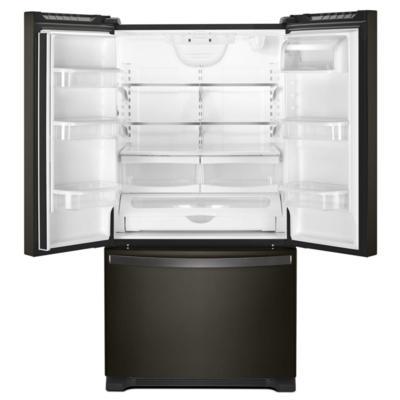lot 12 image: BRAND NEW - WITH WARRANTY - WHIRLPOOL  MODEL # (WRF540CWHV) -  French Door Refrigerator - 35.6 - 20 cu ft - Black stainless   MSRP $ 2299.99