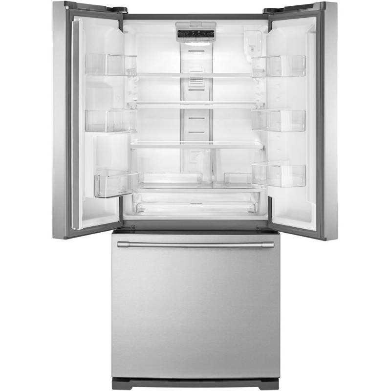 lot 21 image: BRAND NEW - WITH WARRANTY - MAYTAG  MODEL # (MFF2055FRZ) -   Maytag MFF2055FRZ French Door Refrigerator - 30.1 - 19.7 cu ft - Stainless Steel    MSRP $ 1699.99