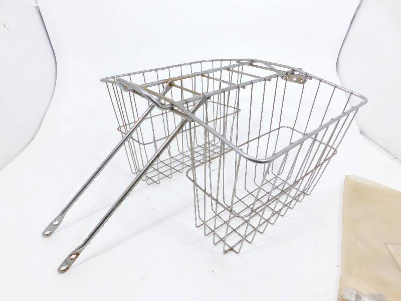 Vintage Bicycle Rear Double Wire Bike Basket