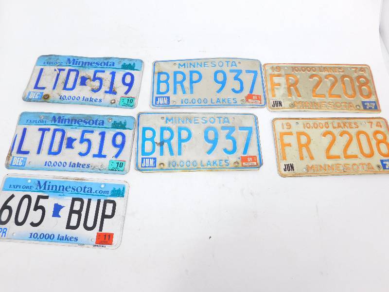 Minnesota License Plates