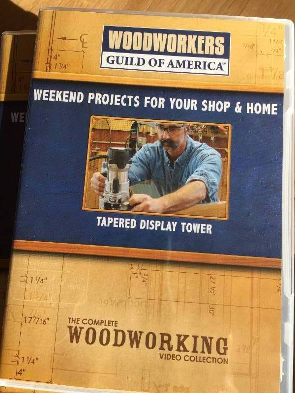 lot 93 image: Woodworkers Guild of America 20 DVDs