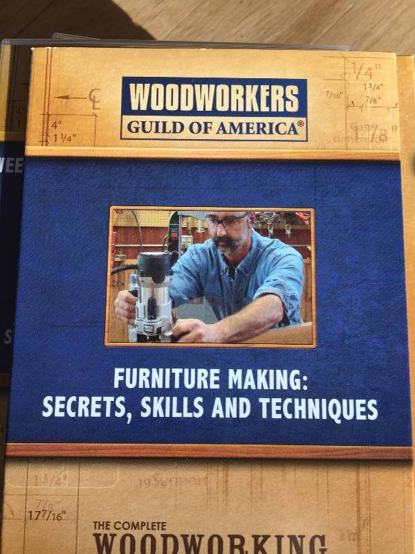 lot 96 image: Woodworkers Guild of America 20 DVDs