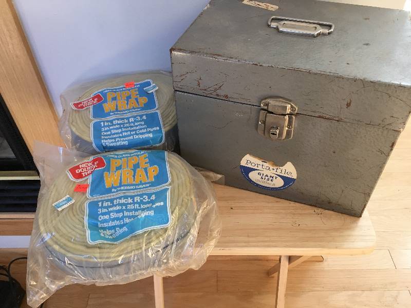 lot 20 image: Metal File & New Pipe Wrap