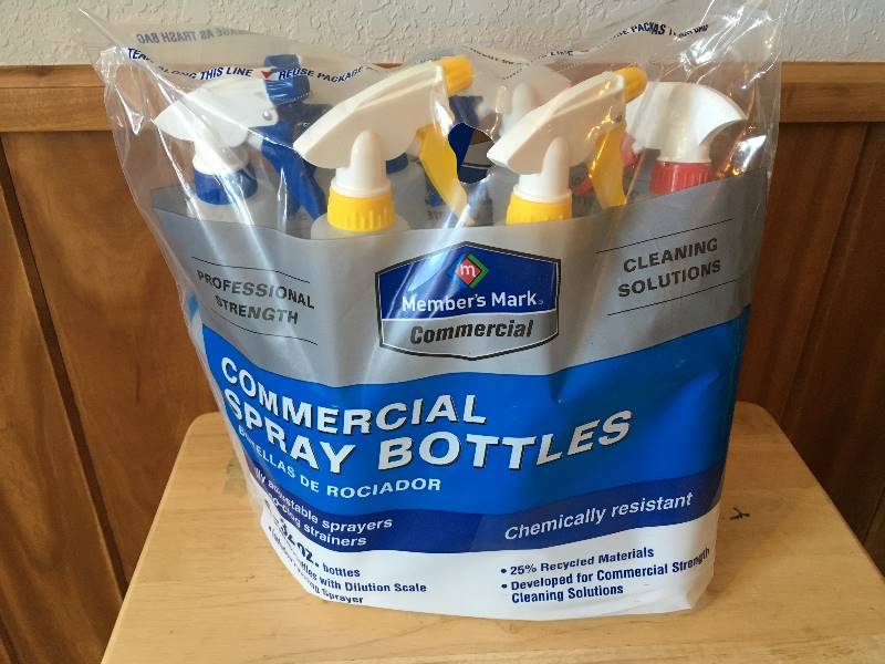 lot 34 image: New Commercial Spray Bottles
