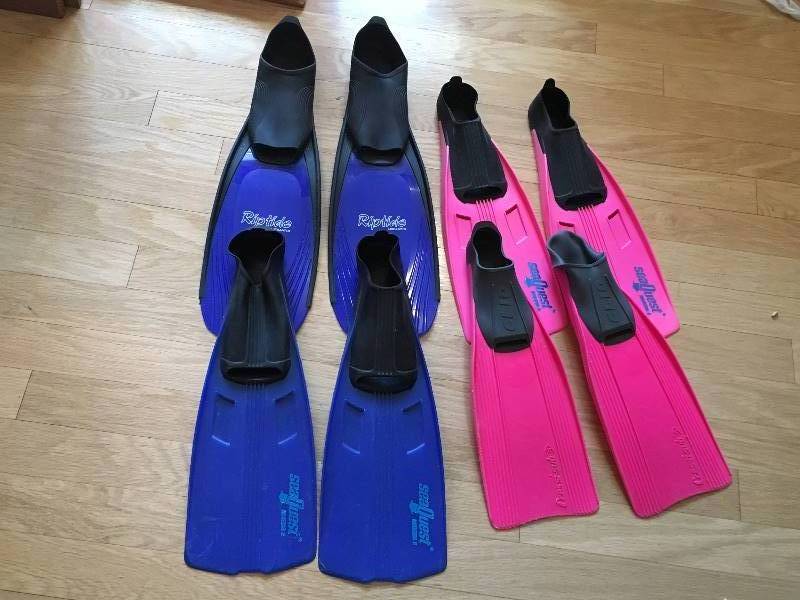 lot 52 image: 4 Pairs Swim Fins