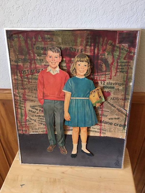 lot 59 image: THE PROMISE OF YOUTH Framed Painting R. Wehrs