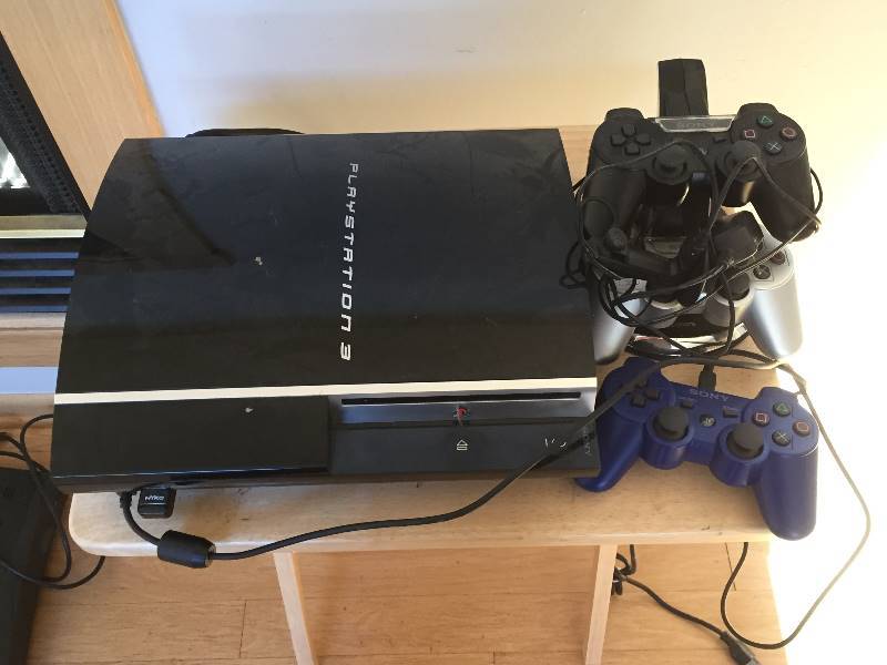 lot 101 image: Sony Playstation 3 & Controllers