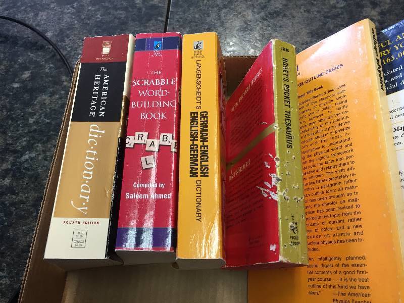 lot 158 image: College Dictionary, Thesaurus, More