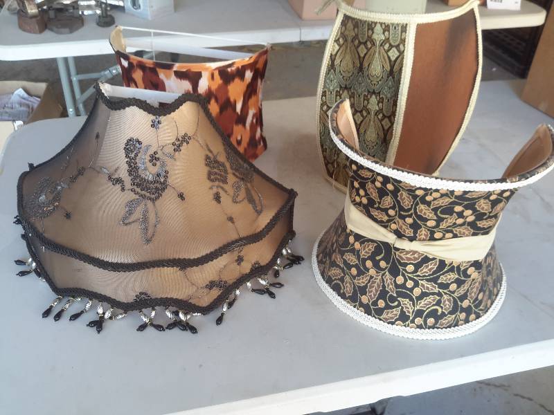 4 SCONCE lamp Shades.. Nice shape