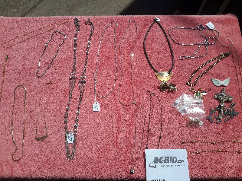 lot of necklaces as shown