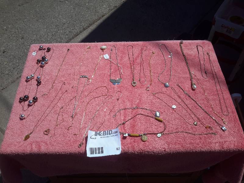 Misc. necklaces as pictured