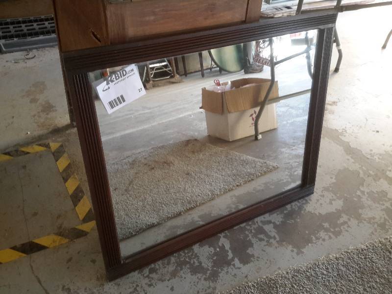 Solid wood Mirror.  36in w x 24in h