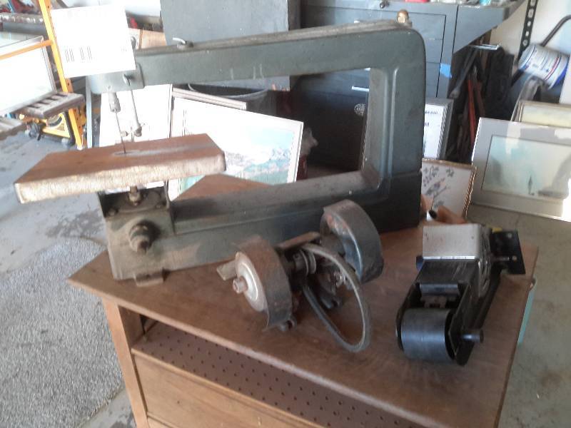 Scroll saw, belt sander,grinder..