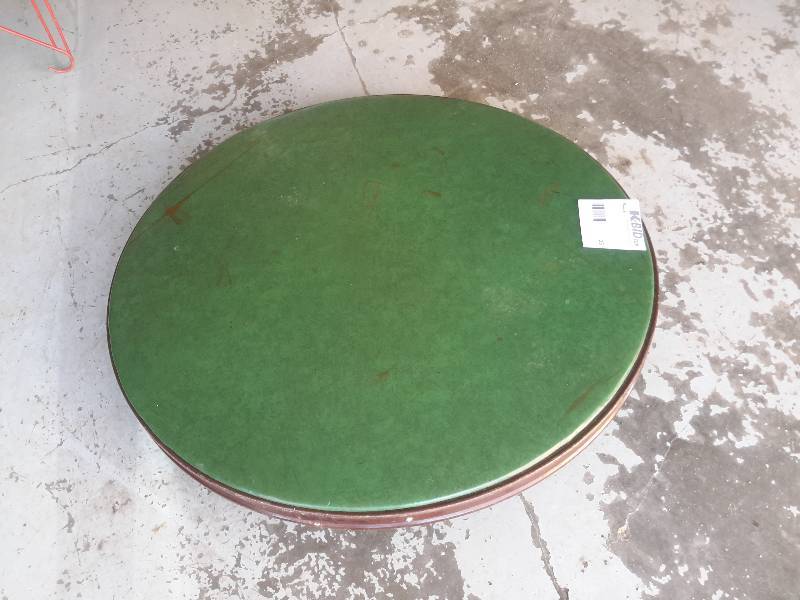 42in round folding card table