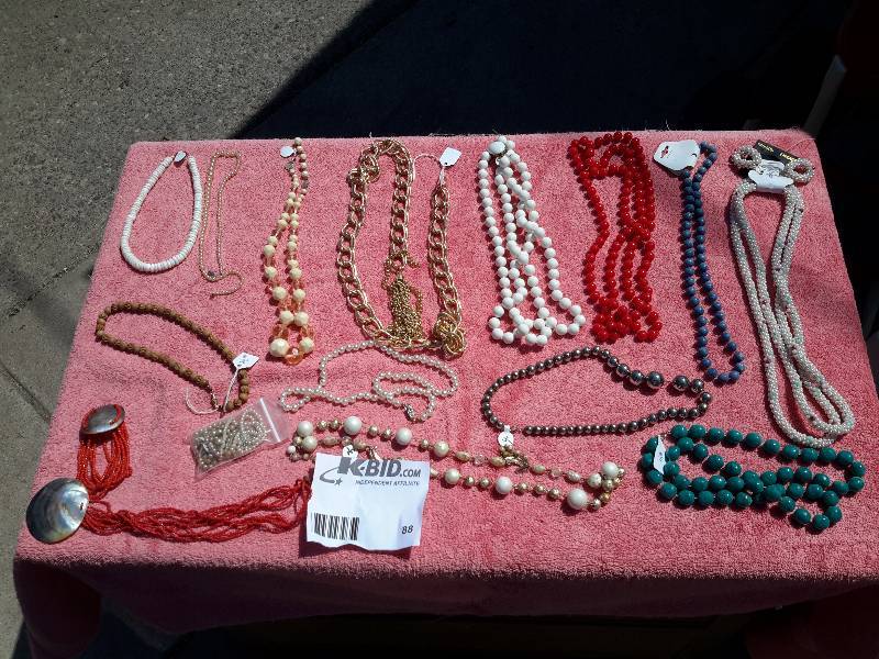 vintage necklaces as pictured