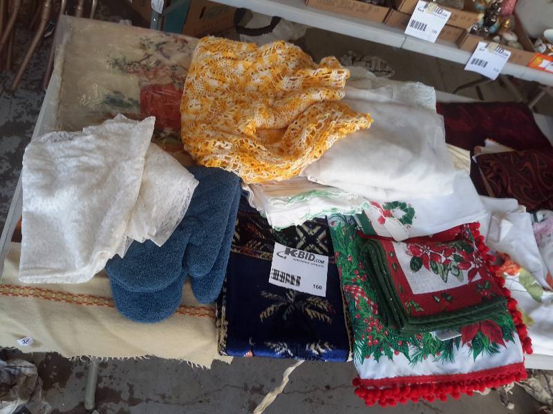 Lot of Textile items as pictured.
