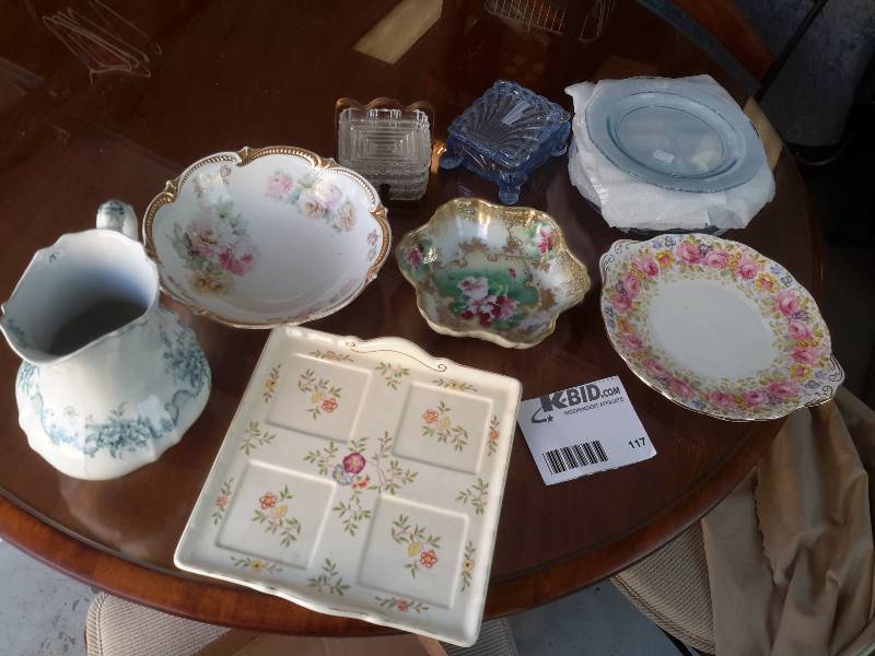 Lot of China platters, bowls, pitchers