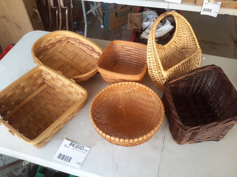Lot of Wicker baskets. .1 is a Longaberger