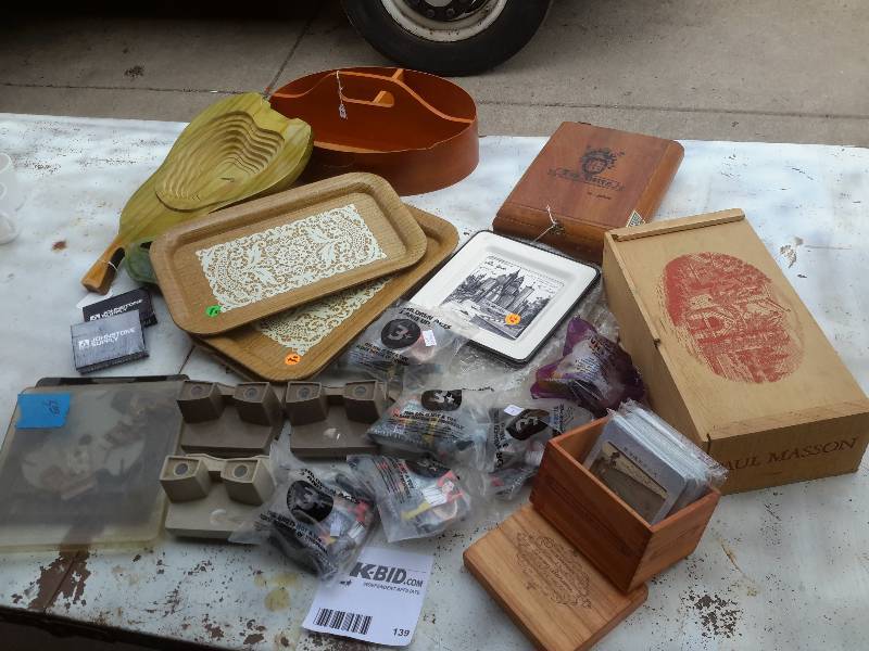 Lot of Boxes and trays as pictured