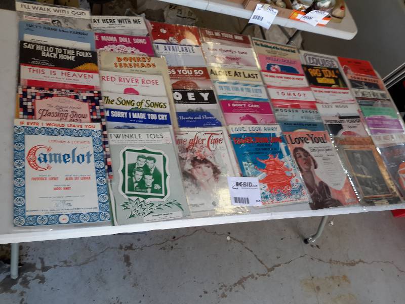 Large lot of Sheet Music