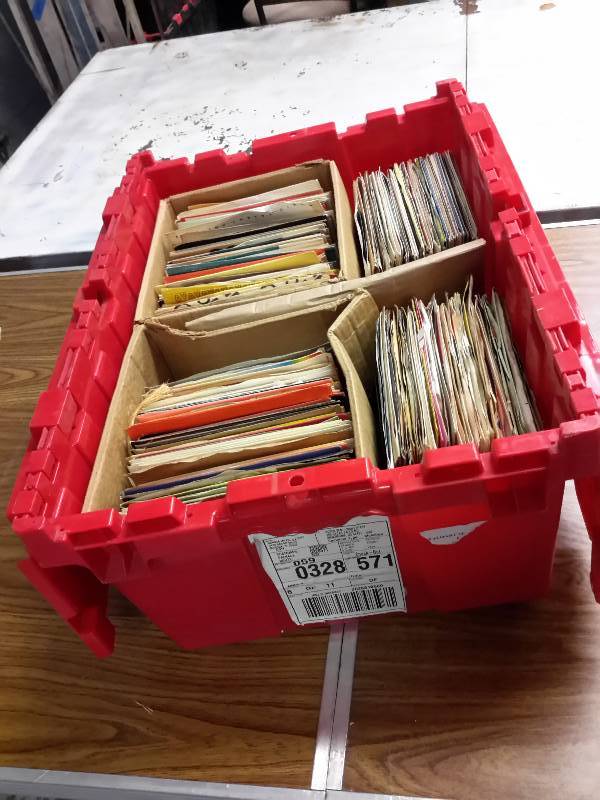 Case of 45 records