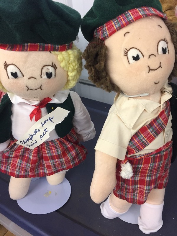 CAMBELL SOUP TWIN DOLL SET