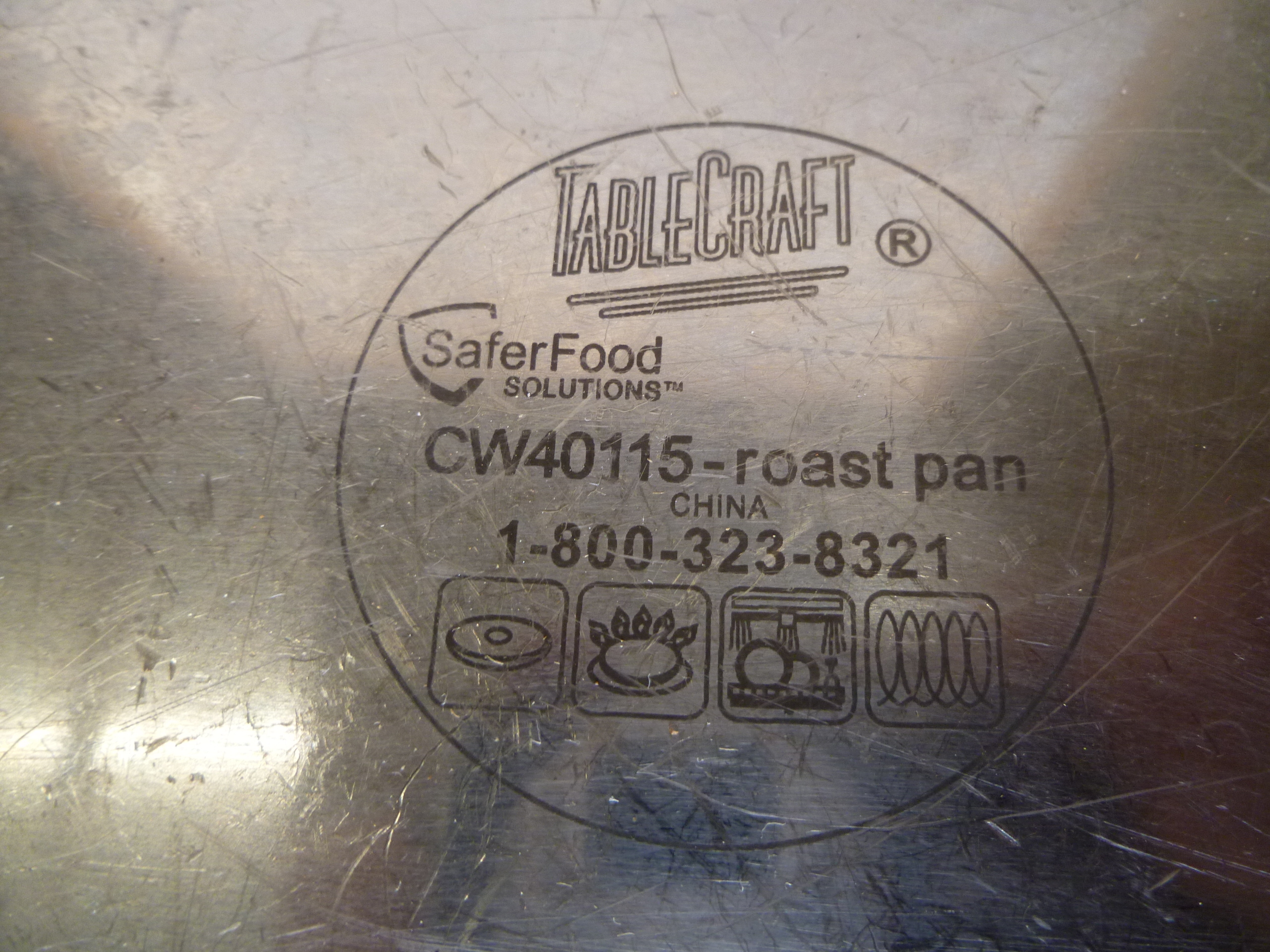 lot 26 image: 2 TableCraft Induction Roasting Pans