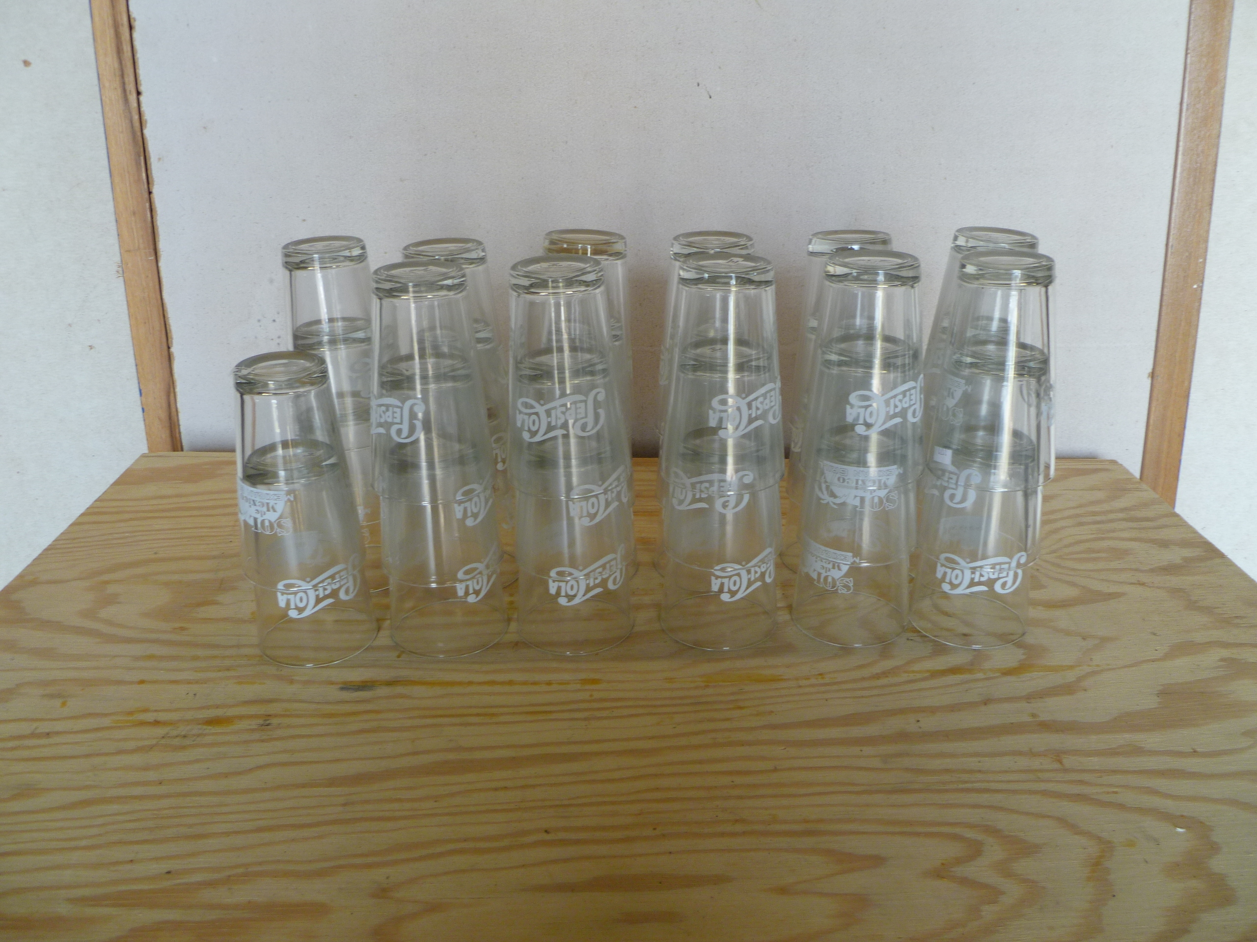 lot 31 image: 35 Pepsi Glasses
