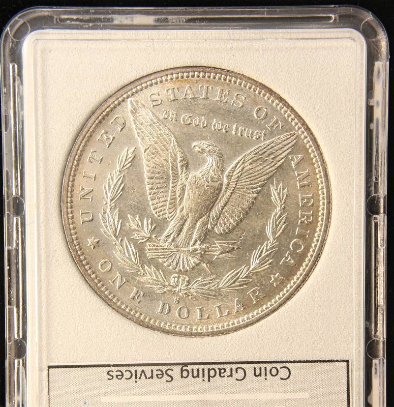 1888-S MORGAN SILVER DOLLAR MS65 CGS