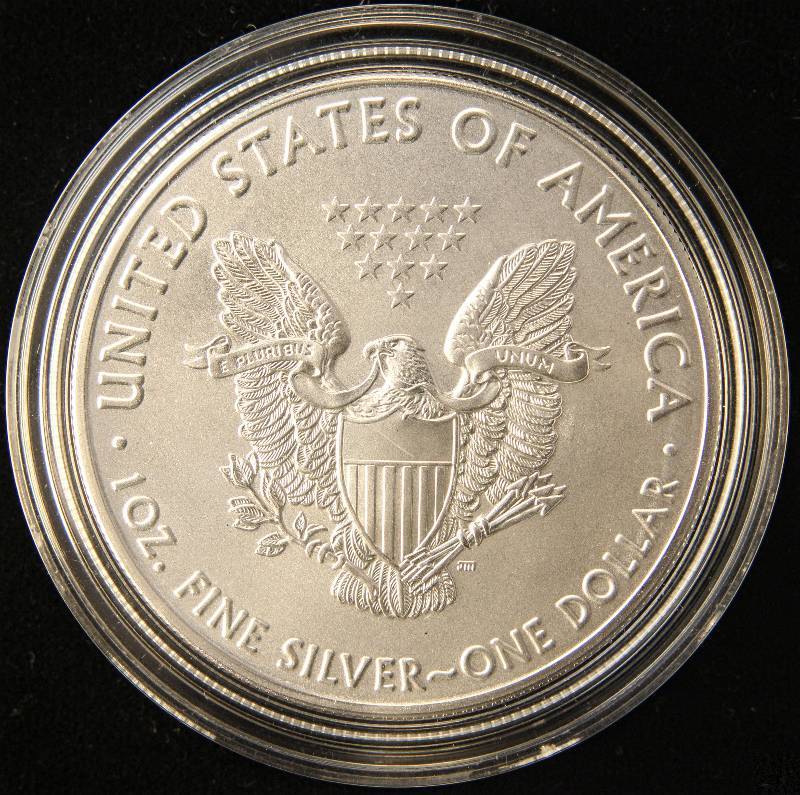 2018 AMERICAN SILVER EAGLE 1 TROY OZ. .999 FINE SILVER IN AIRTITE
