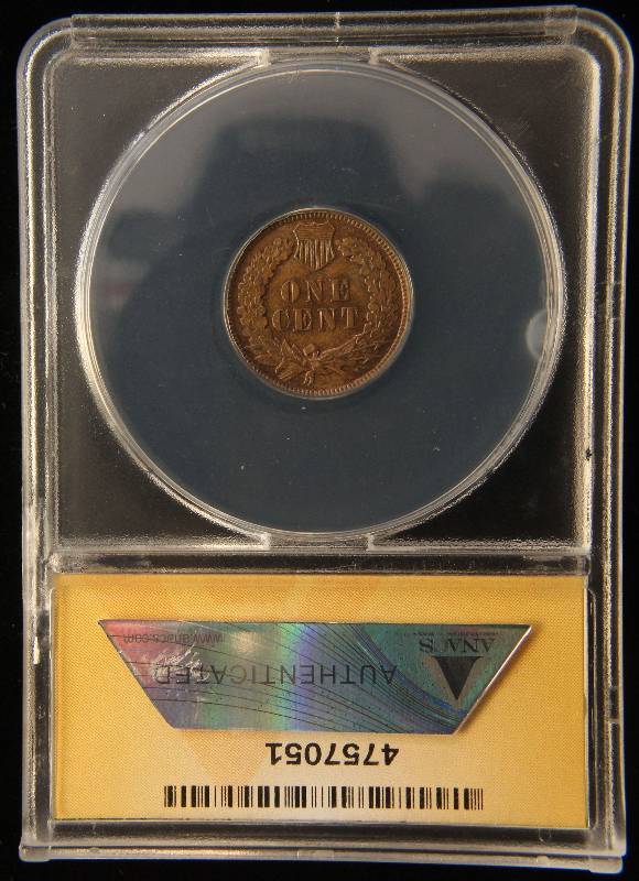 1907 INDIAN HEAD CENT MS64BRN ANACS