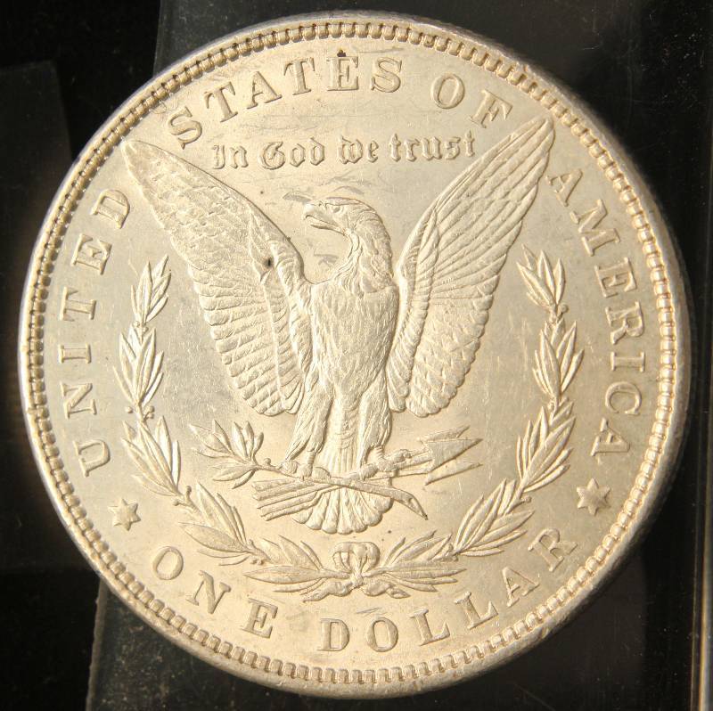 1898 MORGAN SILVER DOLLAR AU58