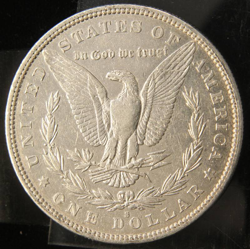 1885-S MORGAN SILVER DOLLAR XF45