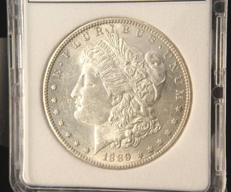 1889-S MORGAN SILVER DOLLAR MS66 ANGS