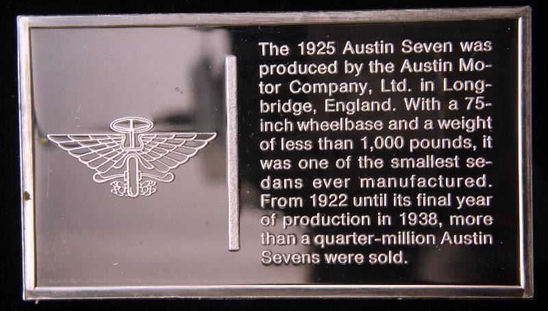 VINTAGE 1925 AUSTIN 1000 GRAINS (2.08 TROY OZ) STERLING SILVER BAR