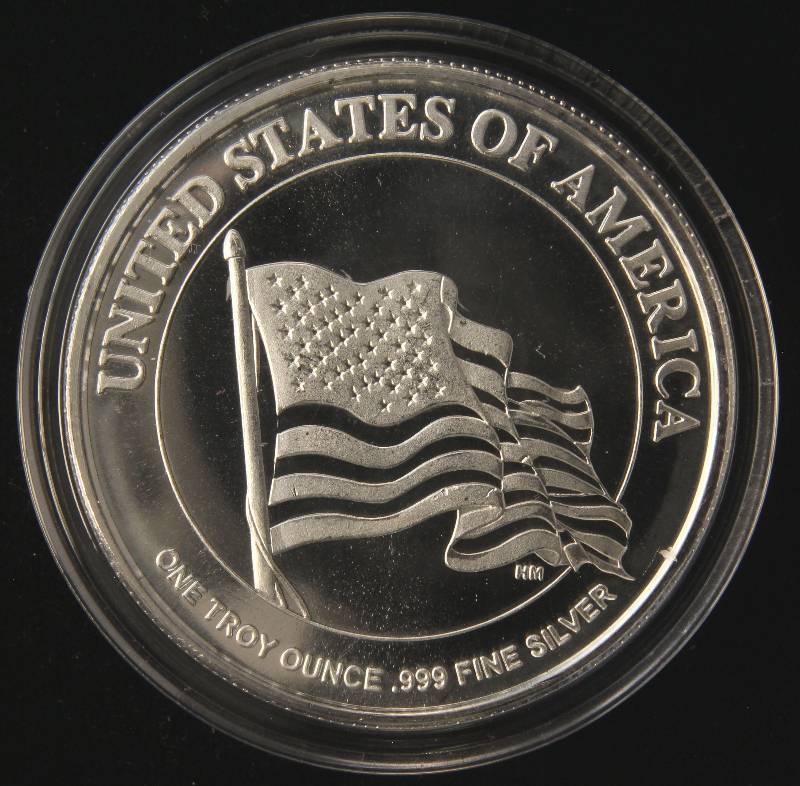 1 TROY OZ. .999 FINE SILVER 100TH ANNIVERSARY I WANT YOU IN AIRTITE