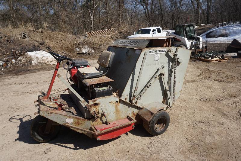 lot 16 image: Olathe Model 48 - 48 LandscapeLawn Dethatcher Sweeper