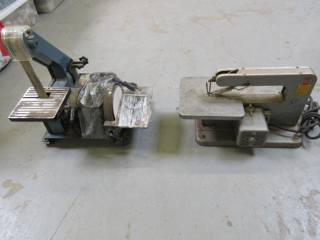 lot 735 image: BELT SANDER AND JIG SAW
